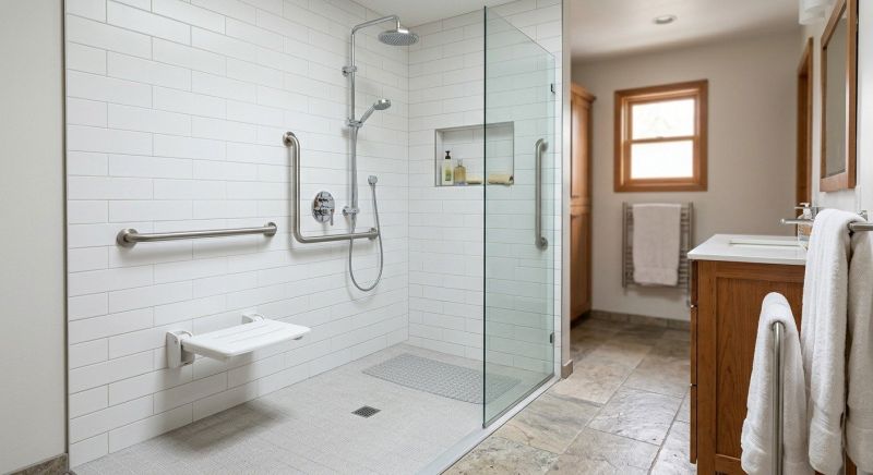 Mobility Shower Installation in South Portland, ME